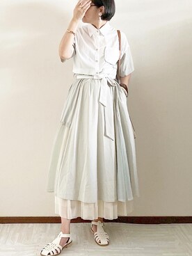 naoさん（レディース・156cm）の夏コーディネート