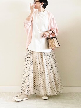 naoさん（レディース・156cm）の春コーディネート