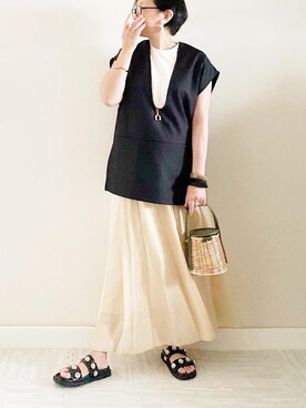 naoさん（レディース・156cm）の春コーディネート