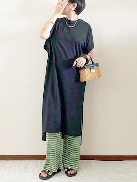 naoさん(レディース・156cm)の夏コーディネート