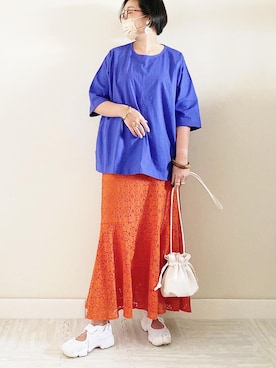 naoさん(レディース・156cm)の夏コーディネート