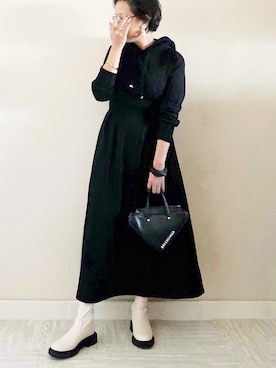 naoさん(レディース・156cm)の冬コーディネート