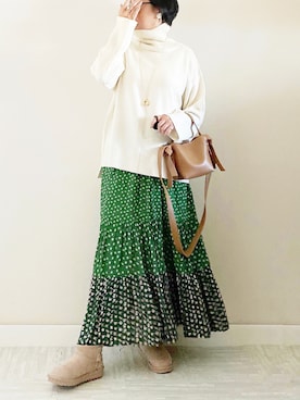 naoさん(レディース・156cm)の冬コーディネート