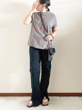 「REAL CUBE（リアルキューブ）のアイテム（アクセサリー）」を使った、naoさん（レディース・156cm）の夏コーディネート