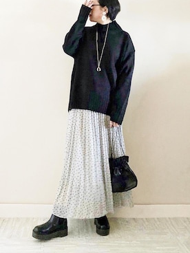 naoさん（レディース・156cm）の冬コーディネート