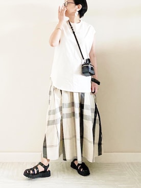 naoさん（レディース・156cm）の春コーディネート