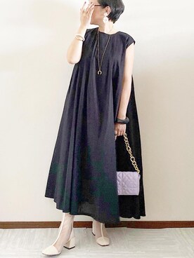 Ap Retro アプレトロ の インド綿ボリュームフレアロングワンピース Zozo限定アイテム ワンピース Wear