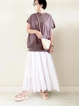 naoさん（レディース・156cm）の夏コーディネート