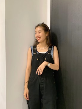 「MILLER（ミラー）のアイテム」を使った、motomiさん（レディース・164cm）の夏コーディネート