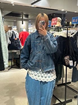 「Lee（リー）のアイテム」を使った、motomiさん（レディース・163cm）の冬コーディネート