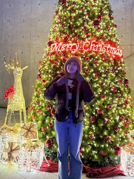 「Auntie Rosa Holiday（アンティローザホリデー）のアイテム」を使った、motomiさん（レディース・163cm）の冬コーディネート