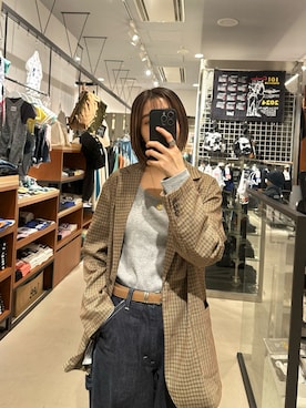 「FREAK'S STORE（フリークスストア）のアイテム（テーラードジャケット）」を使った、motomiさん（レディース・163cm）の春コーディネート