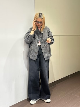 「アイテム（その他アウター）」を使った、motomiさん（レディース・163cm）の秋コーディネート