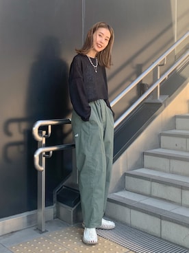 「KEEN（キーン）のアイテム（サンダル）」を使った、motomiさん（レディース・163cm）の夏コーディネート