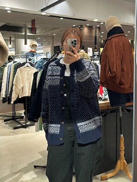 「アイテム（オールインワン・サロペット）」を使った、motomiさん（レディース・163cm）の秋コーディネート