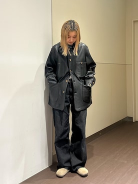 「アイテム（その他アウター）」を使った、motomiさん（レディース・163cm）の秋コーディネート