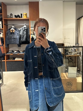 「Lee（リー）のアイテム」を使った、motomiさん（レディース・163cm）の秋コーディネート