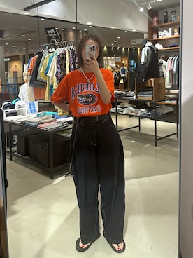 「oofos」｜motomiさん（レディース・163cm）の夏コーディネート