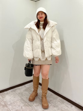 「秋色コーデ」｜「アイテム（ジャケット/アウター）」を使った、やまちろさん（レディース・160cm）の秋コーディネート