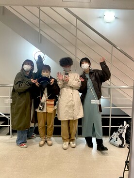 「BROKEN BASE（ブロークンベース）のアイテム（ジャケット/アウター）」を使った、むらた  ひびきさん（メンズ・170cm）の冬コーディネート