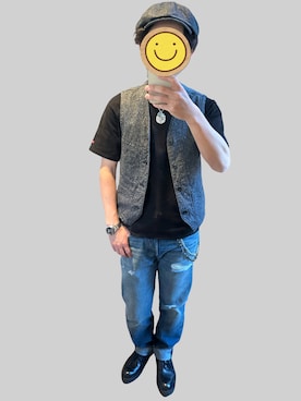 「CUSHMAN（クッシュマン）のアイテム」を使った、ワン🐶太郎 さん（メンズ・170cm）の春コーディネート