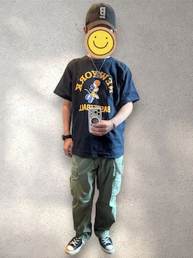「BACK NUMBER（バックナンバー）のアイテム（帽子）」を使った、ロスジェネ世代🕺さん（メンズ・170cm）の春コーディネート