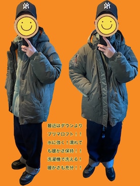 「level7」｜「アイテム（ブルゾン）」を使った、ワン🐶太郎 さん（メンズ・170cm）の冬コーディネート