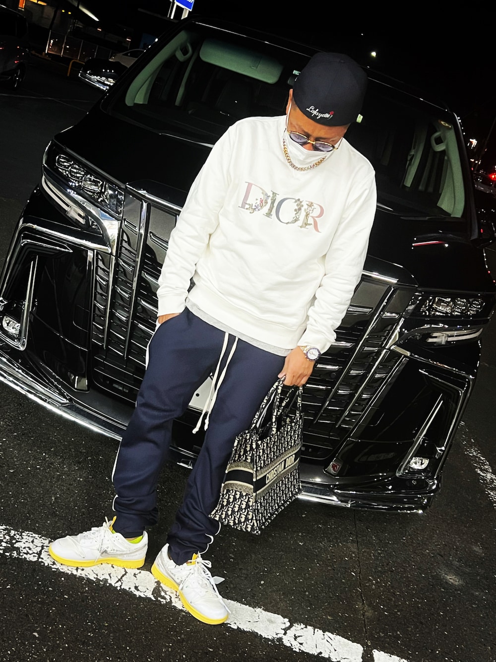 【ラフなコーデ好きに♪】DIOR スウェット 山下智久さん着用 DIOR CD アイコン スウェットシャツ (Dior