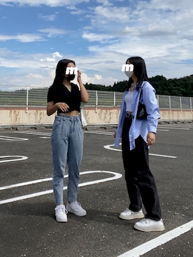 「shein」｜すぎもとさん（レディース・161cm）の夏コーディネート