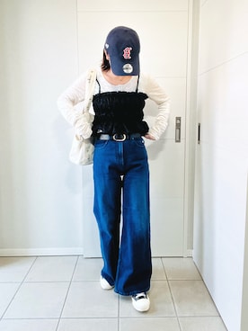 「agnes b.（アニエスベー）のアイテム」を使った、❁⃘asa❁⃘さん（レディース・150cm）の夏コーディネート
