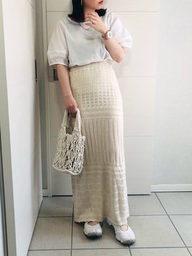 「T・S・L（ティーエスエル）のアイテム」を使った、❁⃘asa❁⃘さん（レディース・150cm）の夏コーディネート