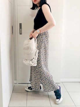 「T・S・L（ティーエスエル）のアイテム」を使った、❁⃘asa❁⃘さん（レディース・150cm）の夏コーディネート