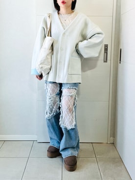 「EMU Australia（エミューオーストラリア）のアイテム」を使った、❁⃘asa❁⃘さん（レディース・150cm）の冬コーディネート