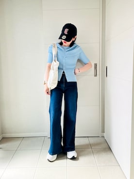 「agnes b.（アニエスベー）のアイテム」を使った、❁⃘asa❁⃘さん（レディース・150cm）の夏コーディネート