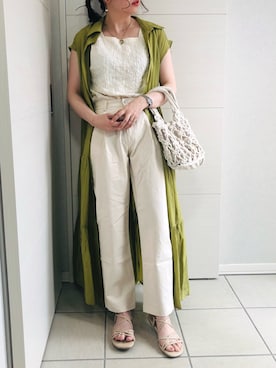「T・S・L（ティーエスエル）のアイテム」を使った、❁⃘asa❁⃘さん（レディース・150cm）の夏コーディネート