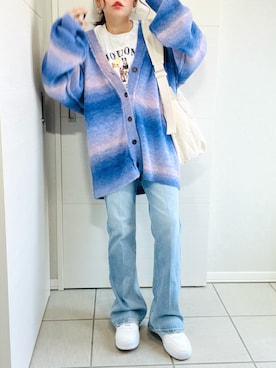 「AS KNOW AS plus（アズノゥアズプラス）のアイテム（スニーカー）」を使った、❁⃘asa❁⃘さん（レディース・150cm）の秋コーディネート