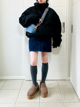 「アイテム（スリッポン）」を使った、❁⃘asa❁⃘さん（レディース・150cm）の秋コーディネート