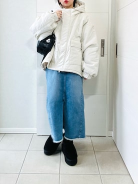 「アイテム（ブーツ）」を使った、❁⃘asa❁⃘さん（レディース・150cm）の秋コーディネート