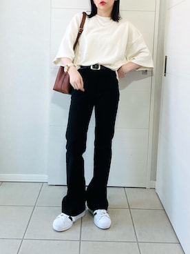 「半袖」｜❁⃘asa❁⃘さん（レディース・150cm）の夏コーディネート