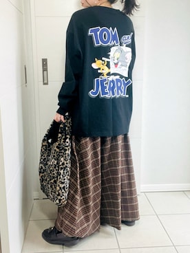「ゆるカジ」｜❁⃘asa❁⃘さん（レディース・150cm）の秋コーディネート