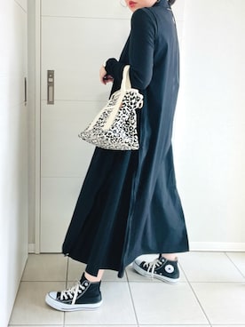 「sakishimatokyo（サキシマトーキョー）のアイテム（Tシャツ/カットソー）」を使った、❁⃘asa❁⃘さん（レディース・150cm）の春コーディネート