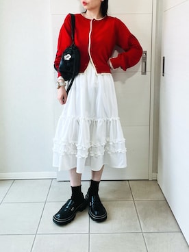 「tiptop（ティップトップ）のアイテム」を使った、❁⃘asa❁⃘さん（レディース・150cm）の春コーディネート