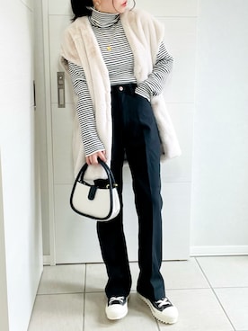 「Lee」｜「アイテム（その他）」を使った、❁⃘asa❁⃘さん（レディース・150cm）の秋コーディネート