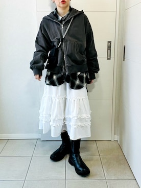 ❁⃘asa❁⃘さん（レディース・150cm）の春コーディネート