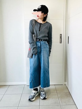 「NOGLE（ノグル）のアイテム」を使った、❁⃘asa❁⃘さん（レディース・150cm）の春コーディネート