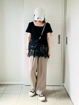 「Re:EDIT（リエディ）のアイテム」を使った、❁⃘asa❁⃘さん（レディース・150cm）の春コーディネート