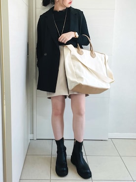 「大人シンプル」｜「アイテム（その他）」を使った、❁⃘asa❁⃘さん（レディース・150cm）の春コーディネート