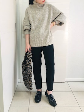 「モンクシューズ」｜❁⃘asa❁⃘さん（レディース・150cm）の秋コーディネート