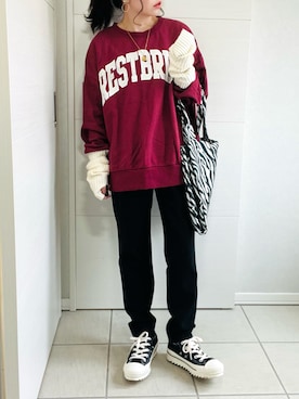「cbクレストブリッジ」｜「アイテム（その他）」を使った、❁⃘asa❁⃘さん（レディース・150cm）の秋コーディネート