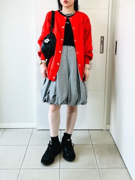 「LACOSTE（ラコステ）のアイテム」を使った、❁⃘asa❁⃘さん（レディース・150cm）の春コーディネート